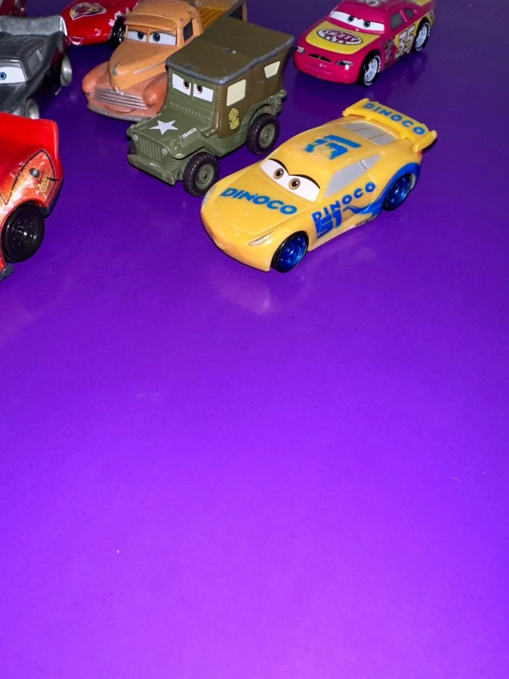 Disney Cars Pixar Lightning McQueen & Friends Race Car Toys - Bundle